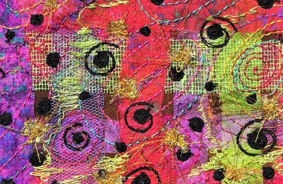 C'est nouveau : les ateliers d'Art textile/Art journal du SAMEDI !