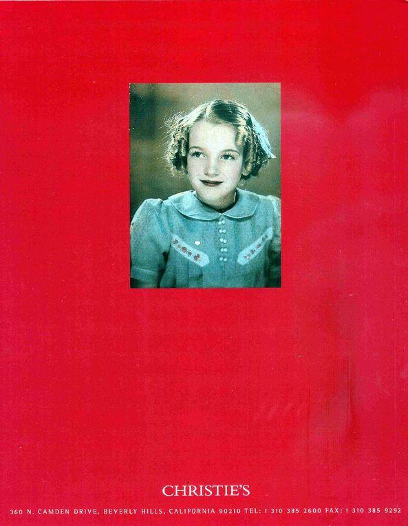 12/09/2001, CHRISTIE'S: Los Angeles - Vente et Catalogue