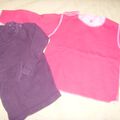 sweat PETIT BATEAU rose fushia 24 mois