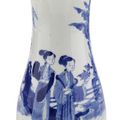 Chinese blue and white porcelain vase, Qing dynasty