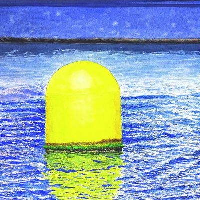 HARBOUR TRAFFIC BUOY.