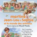 Tournai /Exposition ''martine, Jean-Lou et Sophie et le monde des animaux'' 