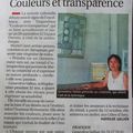 couleurs et transparence ...et la presse