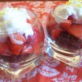 Petites verrines aux fraises toutes simples