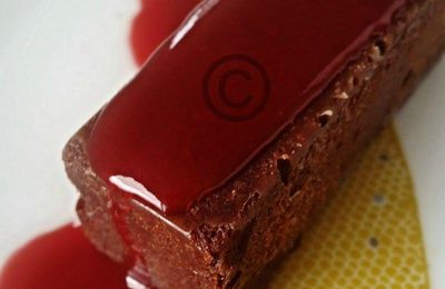 Gâteau mousse au chocolat glacé