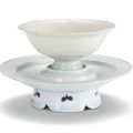 A Qingbai lobed cup and cupstand, Northern  Song dynasty