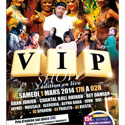 Rey Damian en showcase le Samedi 1 Mars 2014