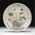 Two 'Famille-Verte' Saucer Dishes. Qing Dynasty, Kangxi Period