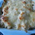 gratin de chou-fleur aux lardons § au fromage de chèvre