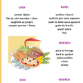 Menus des repas scolaires du 07 au 11 novembre 2011