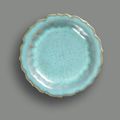 A fine Junyao saucer dish with a barbed rim. Northern Song Dynasty