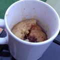 Mug crumble banane Nutella au micro ondes ...