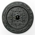 A bronze 'TLV' mirror, Han dynasty (206 BCE-220 CE)