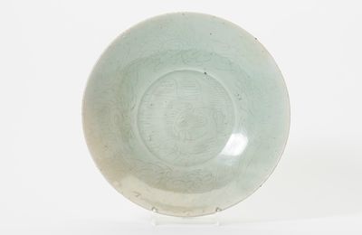 A Korean celadon dish, Goryeo dynasty (918-1392), 12th-13th Century