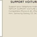 Prizee vous offre un support voiture pour téléphone