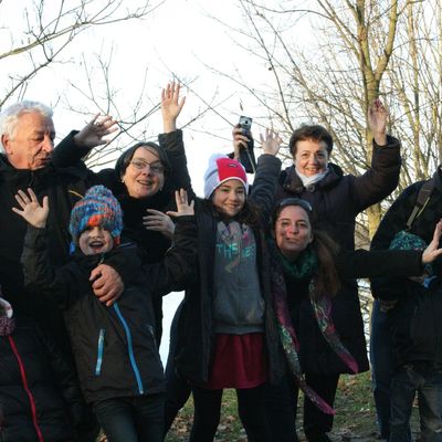 Photo de famille à Cergy