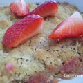 Crumble fraises / rhubarbe