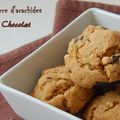 Biscuits au beurre d'arachide et au chocolat, sans gluten et sans lactose