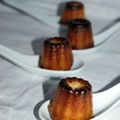 Cannelés au sirop de macaron et pistache + Partenaire