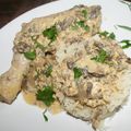 Fricasée de poulet