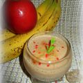 SMOOTHIE POMMES BANANES GINGEMBRE  