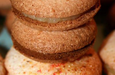 Les macarons aux coques coco