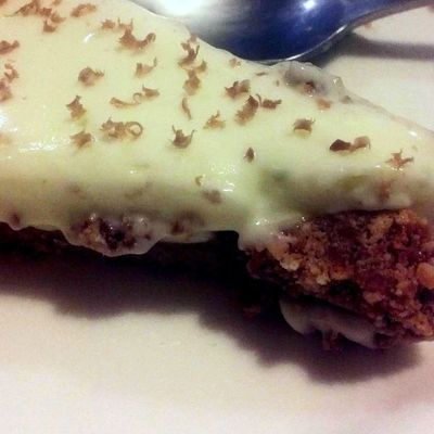 Tarte choco citron vert (presque)
