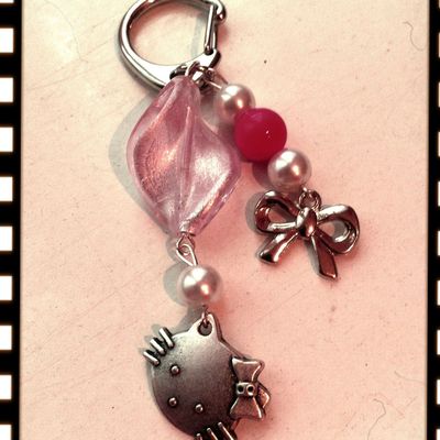 Porte clefs "Hello kitty"