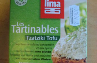 Les tartinables Tzatziki Tofu
