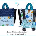 Un sac à dos Maternelle personnalisé et un tapis à langer nomade, check !