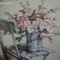 ROSES ON THE WHITE CHAIR