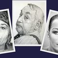 Portraits de A.Girardot , P.Noiret , R.Schneider ...