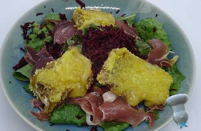 Salade Baujue à la tome des Bauges