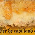 Parmentier .. Cabillaud et Chou-fleur