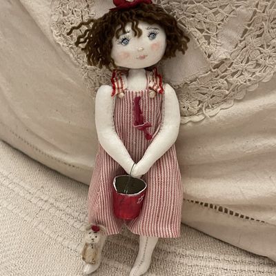 Kiki à la mer...(18cm)