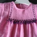 Robe-tunique pour petite fille bien sage !