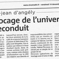 Nice-Matin : Reconduction du blocage