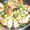 Pinces de tourteaux au gros sel