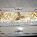 Bûche de Noel poire-spéculos