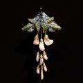 Hook in the shape of a wisteria branch, Georges Fouquet, ca. 1908 - ca. 1910