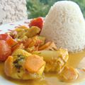 Mijoté de poulet au curry à la mode thaïe