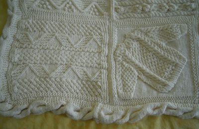 Suite du plaid tricoté
