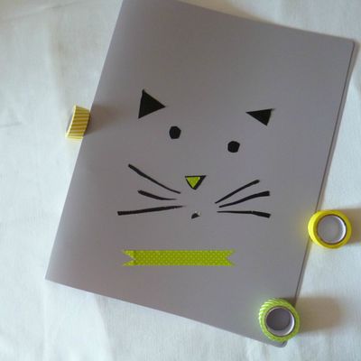 J'ai customisé un classeur ..