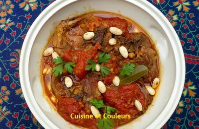 Tajine d'agneau aux tomates et au miel