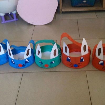 les paniers de la chasse aux oeufs 