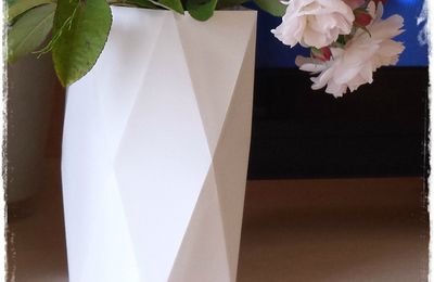 Vase en origami