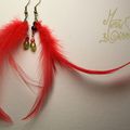 de jolies boucles d'oreilles