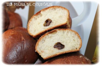Pain au lait au chocolat façon"Tangzhong"