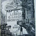 Ex-libris de G. Lisch architecte