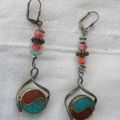 boucles d'oreilles : Oman et baroques